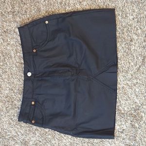 TopShop Skirt, raw edge, real front and back pockets